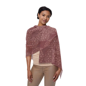 Mauve Art Light Scarf Nature Line Chic Accessory Dipaliz - Scarves & Shawls