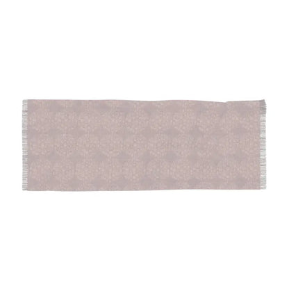 Elevate your Style with a Mauve Nature Line Art Scarf - 27’’ × 73’’