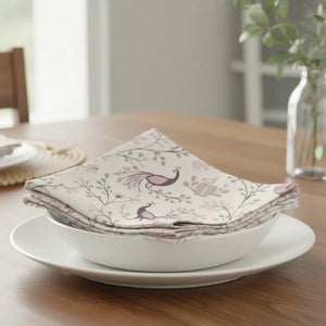 Peacock Pride Napkin Set – Polyester 4 Pack - Dipaliz - Cloth Napkins