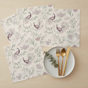 Peacock Pride Napkin Set – Polyester 4 Pack - Dipaliz - Cloth Napkins