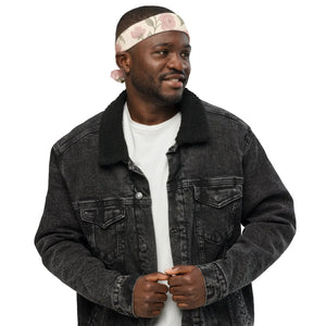 Mauve Roses All-over Print Bandana - Recycled Fabric - Dipaliz - Bandanas & Headties