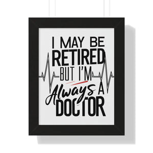 Doctor Poster – Retired Horse Art Framed - Dipaliz - Posters Prints & Visual Artwork