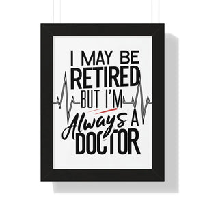 Doctor Poster – Retired Horse Art Framed - Dipaliz - Posters Prints & Visual Artwork