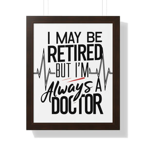 Doctor Poster – Retired Horse Art Framed - Dipaliz - Posters Prints & Visual Artwork