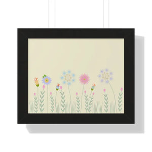 Gallery Canvas Wraps Meadow Flower Poster Art - Dipaliz - 14″ x 11″ / Black - Posters Prints & Visual Artwork
