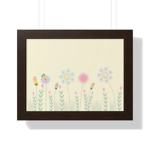Gallery Canvas Wraps Meadow Flower Poster Art - Dipaliz - 16″ x 12″ / Walnut - Posters Prints & Visual Artwork