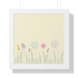 Gallery Canvas Wraps Meadow Flower Poster Art - Dipaliz - 16″ x / White - Posters Prints & Visual Artwork