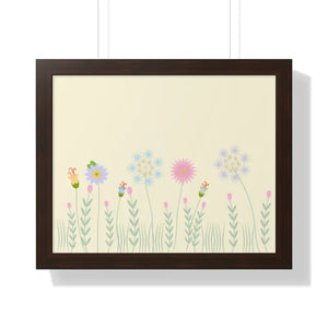 Gallery Canvas Wraps Meadow Flower Poster Art - Dipaliz - 20’’ x 16’’ / Walnut - Posters Prints & Visual Artwork