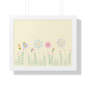 Gallery Canvas Wraps Meadow Flower Poster Art - Dipaliz - 20’’ x 16’’ / White - Posters Prints & Visual Artwork