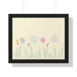 Gallery Canvas Wraps Meadow Flower Poster Art - Dipaliz - 20’’ x 16’’ / Black - Posters Prints & Visual Artwork