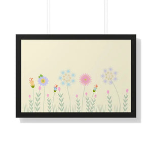 Gallery Canvas Wraps Meadow Flower Poster Art - Dipaliz - 30’’ x 20’’ / Black - Posters Prints & Visual Artwork