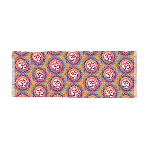 Dynamic Aum Pattern Scarf - Polyester Fashion Essential - Dipaliz - Scarves & Shawls