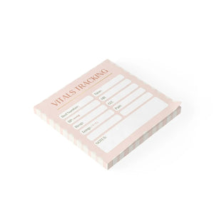 Medical Vitals Chart Notepad – Caregiver Tool - Dipaliz - Sticky Notes