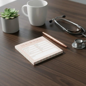 Medical Vitals Chart Notepad – Caregiver Tool - Dipaliz - Sticky Notes