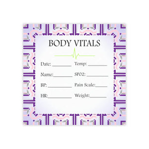Medical Vitals Chart Sticky Notes – Nurse Pad - Dipaliz