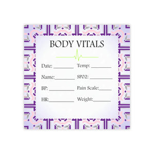 Medical Vitals Chart Sticky Notes – Nurse Pad - Dipaliz