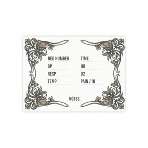 Medical Vitals Post-it Note Pads – Bed Number - Dipaliz - Sticky Notes