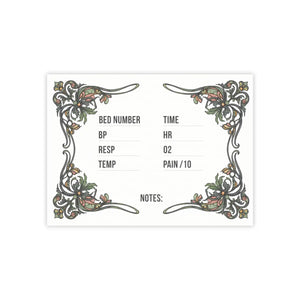 Medical Vitals Post-it Note Pads – Bed Number - Dipaliz - Sticky Notes