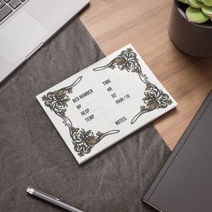 Medical Vitals Post-it Note Pads – Bed Number - Dipaliz - Sticky Notes