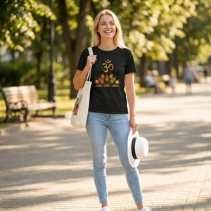 Dipaliz aum mandala tee softstyle t shirt cotton fabric - t-shirts