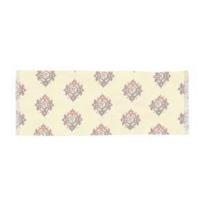 Elegant Aum Pattern Scarf - Spiritual Polyester Design - Dipaliz - Scarves & Shawls