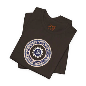 Soft Cotton Meditation Tee - Aum Bliss Unisex - Dipaliz - T-shirts