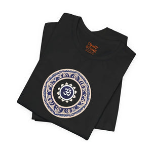 Soft Cotton Meditation Tee - Aum Bliss Unisex - Dipaliz - T-shirts