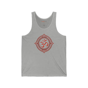 Soft Meditation Aum Tank Top - Serenity Unisex Jersey - Dipaliz - Tops