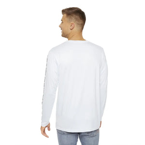 Brushed Mens Long Sleeve Om Tee - Gayatri Mantra - Dipaliz - T-shirts