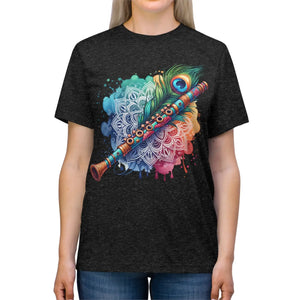 Soft Hare Krishna Triblend Tee - Meditation Style - Dipaliz - T-shirts
