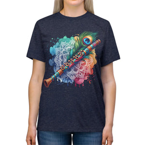 Soft Hare Krishna Triblend Tee - Meditation Style - Dipaliz - T-shirts