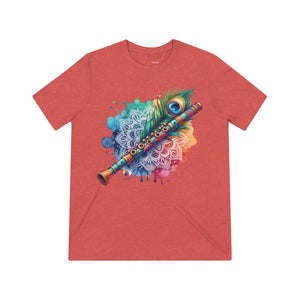 Soft Hare Krishna Triblend Tee - Meditation Style - Dipaliz - T-shirts