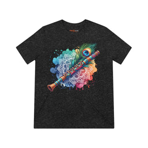 Soft Hare Krishna Triblend Tee - Meditation Style - Dipaliz - T-shirts