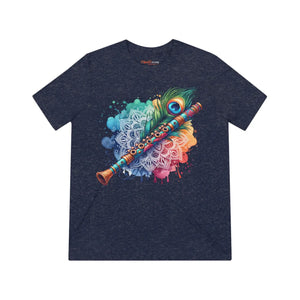 Soft Hare Krishna Triblend Tee - Meditation Style - Dipaliz - T-shirts