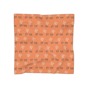 Zen Aum Pattern Poly Scarf - Lightweight Chiffon - Dipaliz - Scarves & Shawls