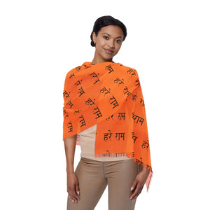 Meditation Hare Ram Pattern Light Scarf - Scarves & Shawls