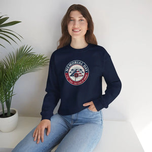 Memorial Day 1776–2026 Crewneck Sweatshirt | Usa 250 Vintage Distressed Patriotic