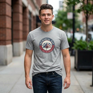 Memorial Day 1776–2026 Tee | Usa 250 Vintage Distressed Patriotic - s / Athletic Heather - T-shirt