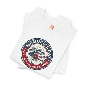 Memorial Day 1776–2026 Tee | Usa 250 Vintage Distressed Patriotic - T-shirt