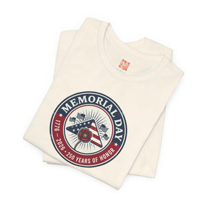 Memorial Day 1776–2026 Tee | Usa 250 Vintage Distressed Patriotic - T-shirt
