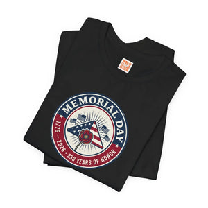 Memorial Day 1776–2026 Tee | Usa 250 Vintage Distressed Patriotic - T-shirt
