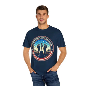 Memorial Tribute Unisex Garment-dyed Cotton T-shirt - Dipaliz - T-shirts