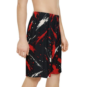 Splash Artistic Sports Shorts Bold Design Performance Wear Dipaliz