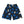 Bold Blue Brushstroke Athletic Shorts - Casual Summer - Dipaliz