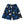 Bold Blue Brushstroke Athletic Shorts - Casual Summer - Dipaliz