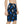 Bold Blue Brushstroke Athletic Shorts - Casual Summer - Dipaliz