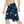 Bold Blue Brushstroke Athletic Shorts - Casual Summer - Dipaliz