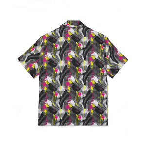 Abstract Floral Hawaiian Shirt - Lightweight Camp Style - Dipaliz - Shirts - s