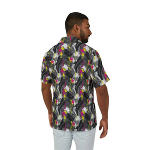 Abstract Floral Hawaiian Shirt - Lightweight Camp Style - Dipaliz - Shirts - s