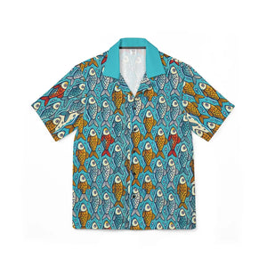 Tropical Fish Pattern Hawaiian Shirt Camp - Dipaliz - Shirts - s